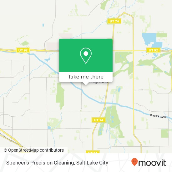 Spencer's Precision Cleaning map