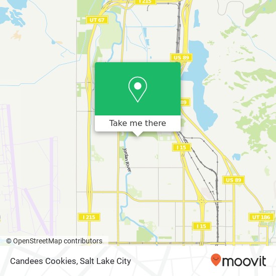 Candees Cookies map