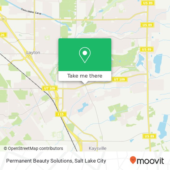 Permanent Beauty Solutions map