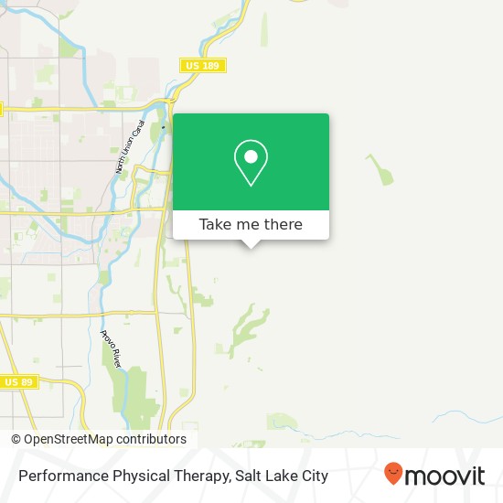 Performance Physical Therapy map