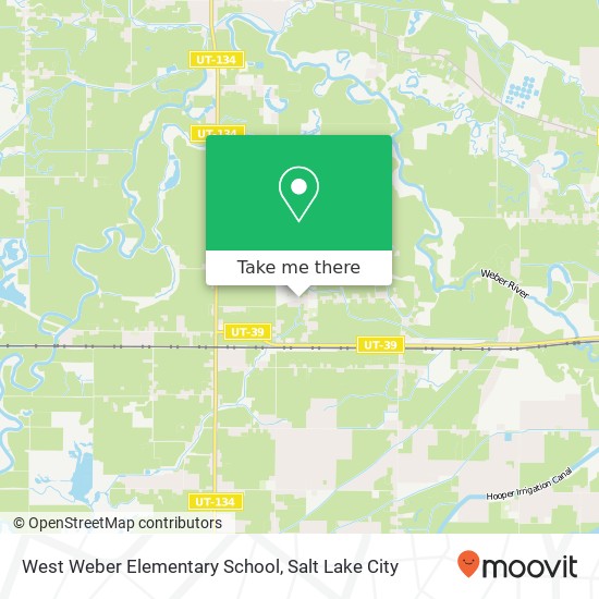 West Weber Elementary School map