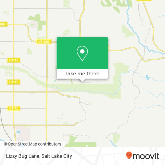 Mapa de Lizzy Bug Lane