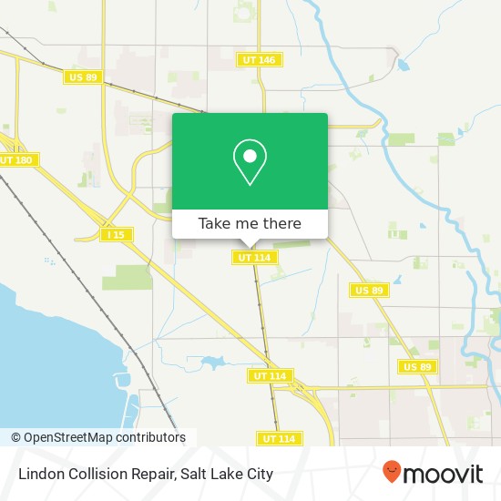 Lindon Collision Repair map