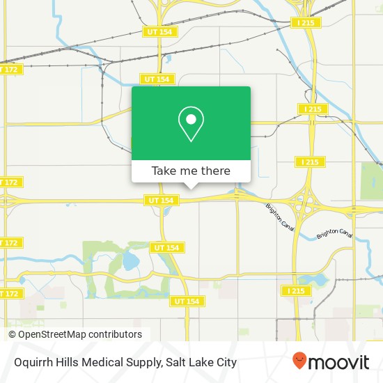Mapa de Oquirrh Hills Medical Supply