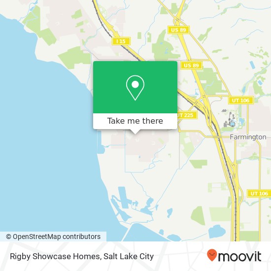Mapa de Rigby Showcase Homes
