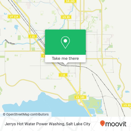 Mapa de Jerrys Hot Water Power Washing