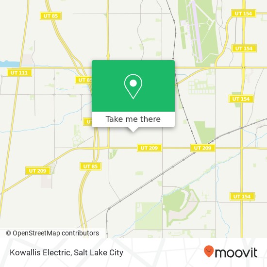 Kowallis Electric map