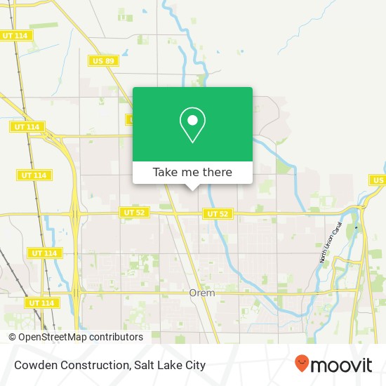 Cowden Construction map