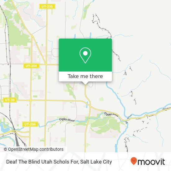 Mapa de Deaf The Blind Utah Schols For