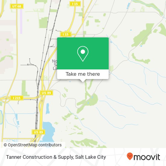 Mapa de Tanner Construction & Supply