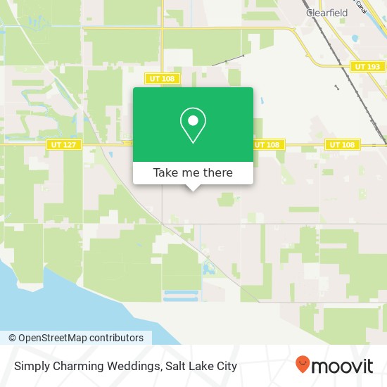 Simply Charming Weddings map