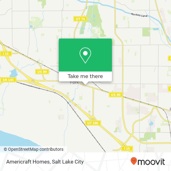 Americraft Homes map