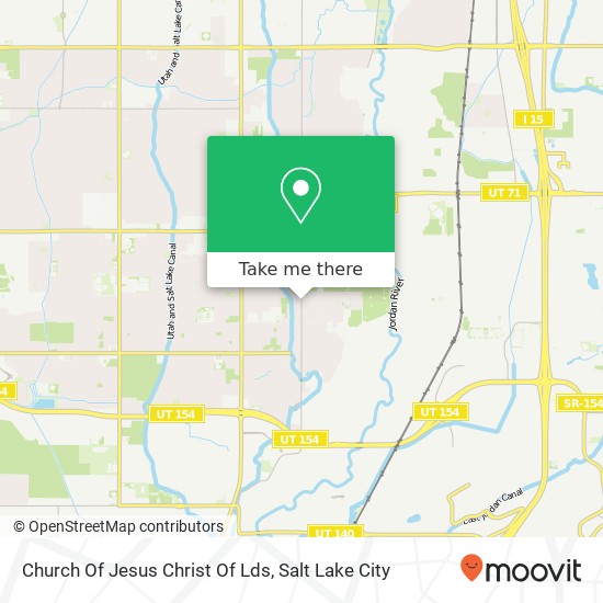 Mapa de Church Of Jesus Christ Of Lds