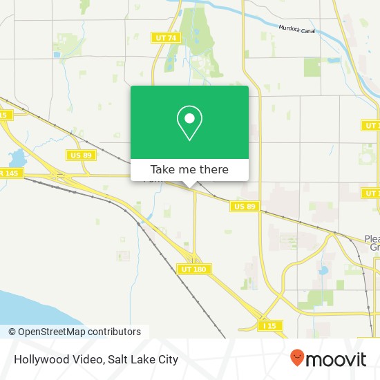 Hollywood Video map