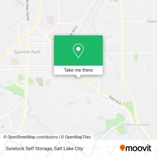 Surelock Self Storage map