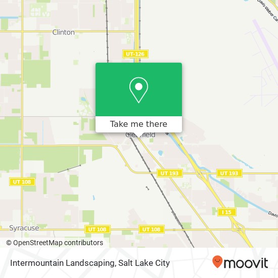 Intermountain Landscaping map