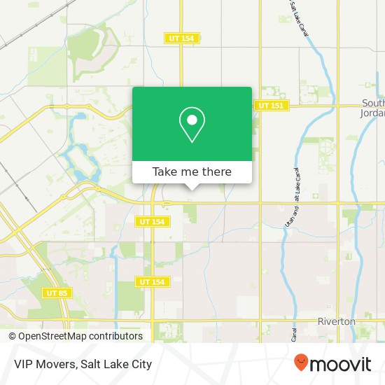 VIP Movers map