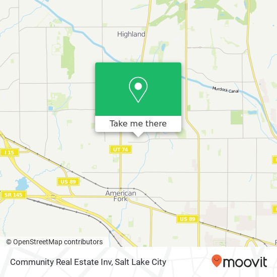 Community Real Estate Inv map