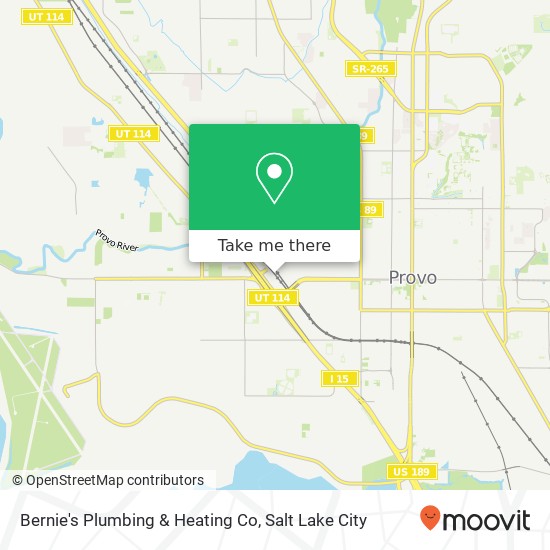 Bernie's Plumbing & Heating Co map