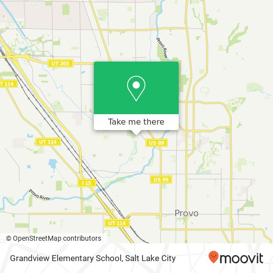 Mapa de Grandview Elementary School