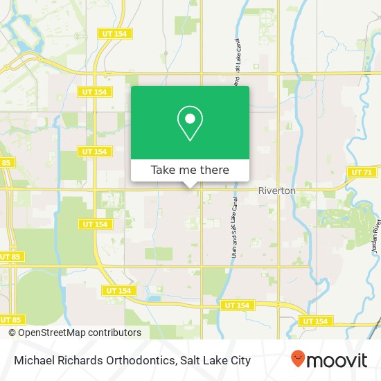 Michael Richards Orthodontics map