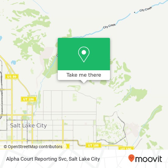 Alpha Court Reporting Svc map