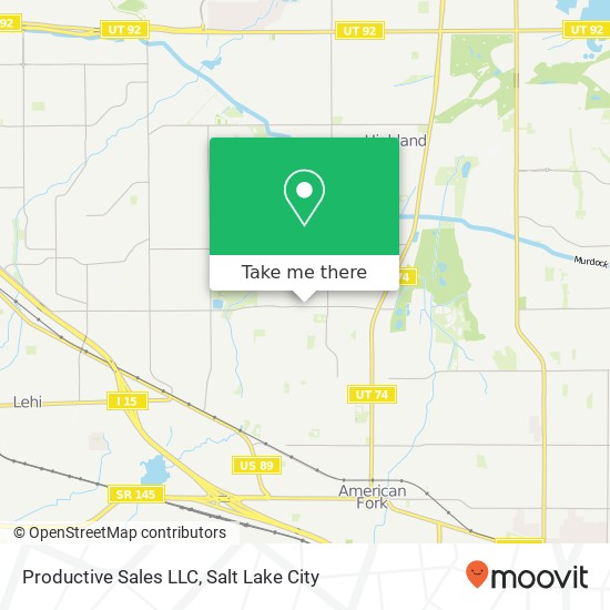 Productive Sales LLC map