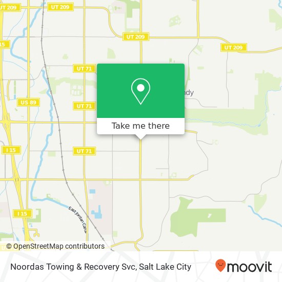 Noordas Towing & Recovery Svc map