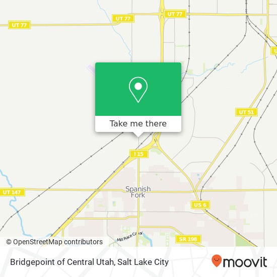 Bridgepoint of Central Utah map