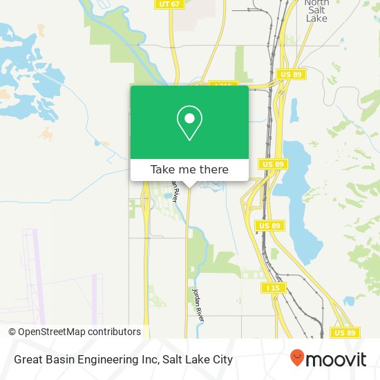 Mapa de Great Basin Engineering Inc