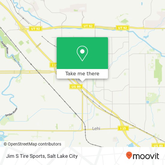 Jim S Tire Sports map