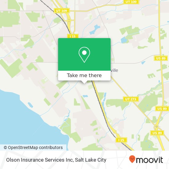 Olson Insurance Services Inc map