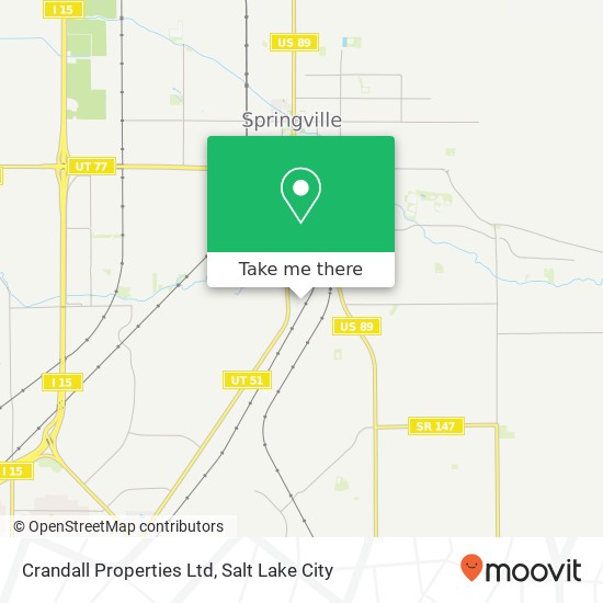 Crandall Properties Ltd map