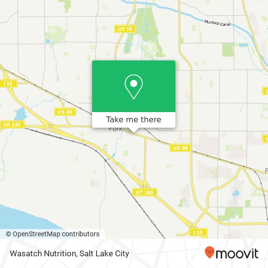 Wasatch Nutrition map