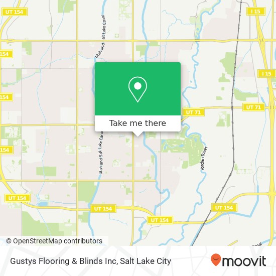 Gustys Flooring & Blinds Inc map