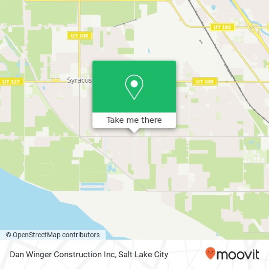 Mapa de Dan Winger Construction Inc