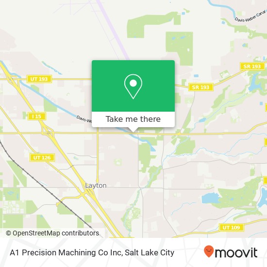 A1 Precision Machining Co Inc map