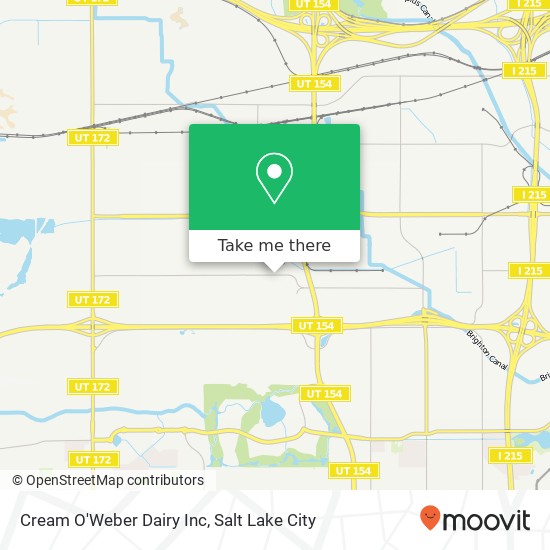 Mapa de Cream O'Weber Dairy Inc