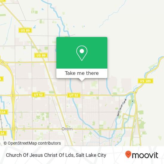 Mapa de Church Of Jesus Christ Of Lds