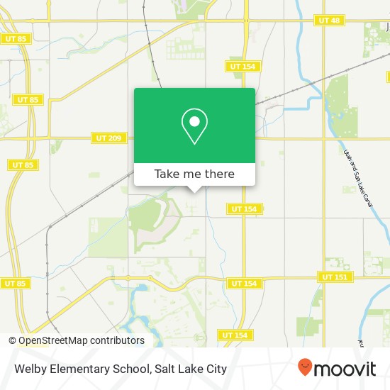 Welby Elementary School map