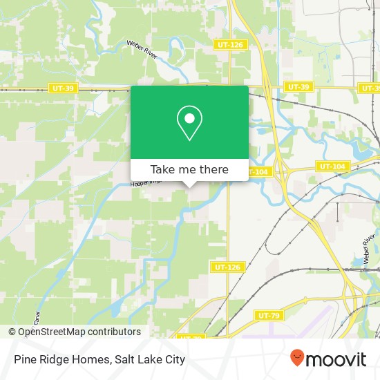 Mapa de Pine Ridge Homes