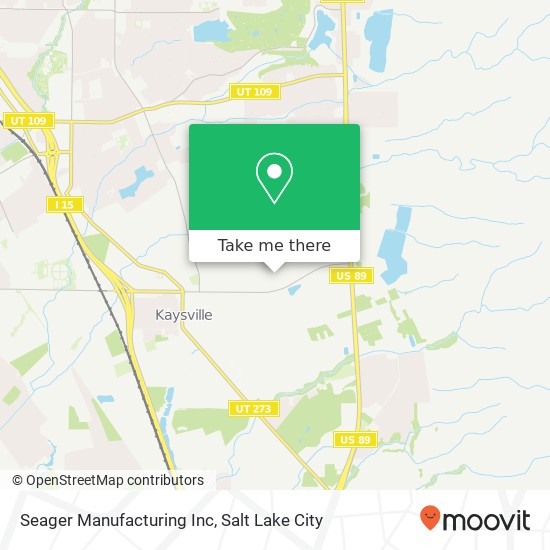 Seager Manufacturing Inc map