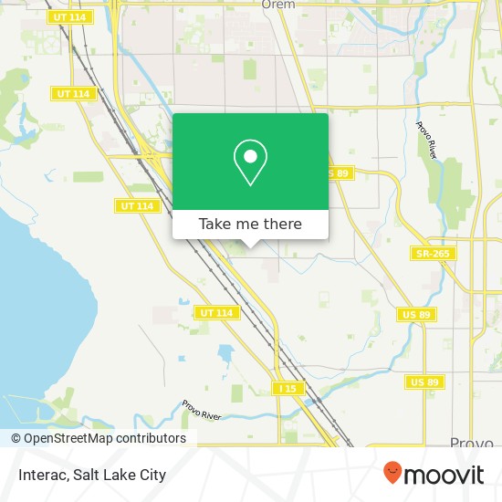 Interac map