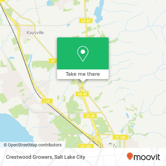 Mapa de Crestwood Growers