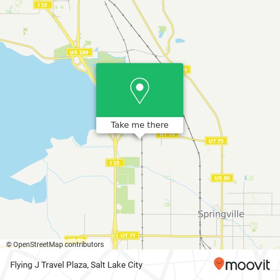 Mapa de Flying J Travel Plaza
