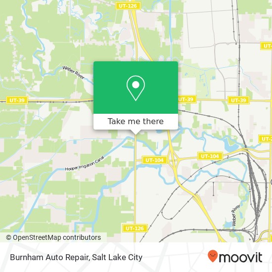 Mapa de Burnham Auto Repair