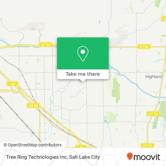 Mapa de Tree Ring Technologies Inc