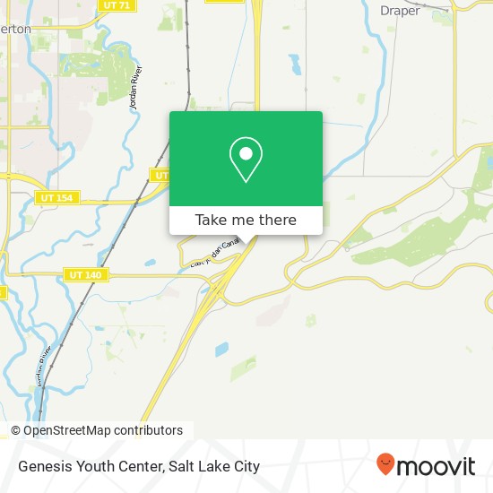 Genesis Youth Center map