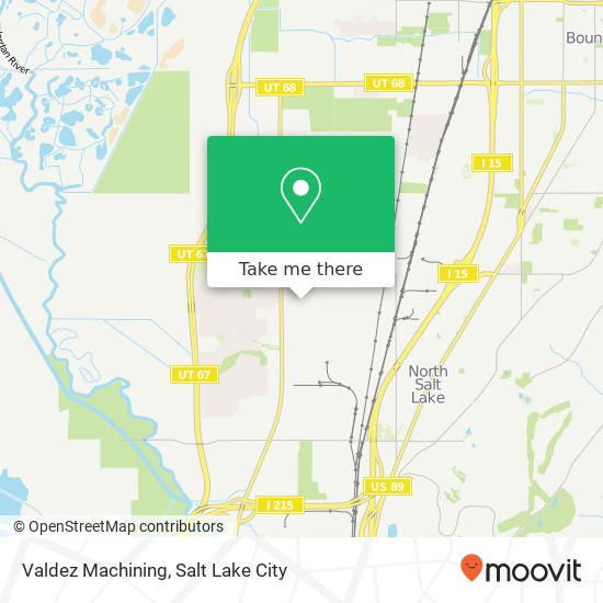 Valdez Machining map