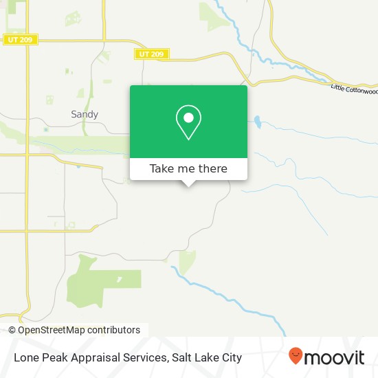 Lone Peak Appraisal Services map